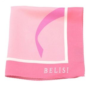 Pink Prepster Silk Pocket Square or Handkerchief by Belisi